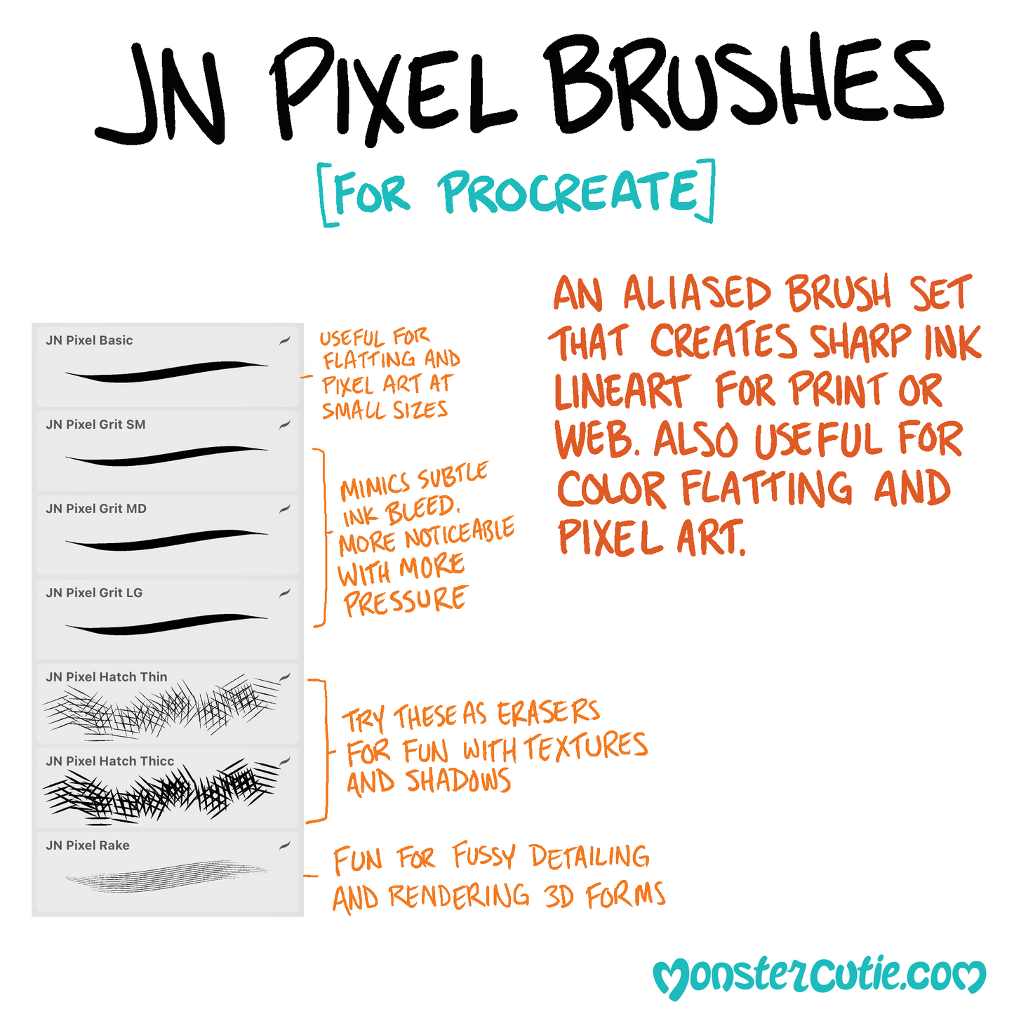 JN Pixel Brushes