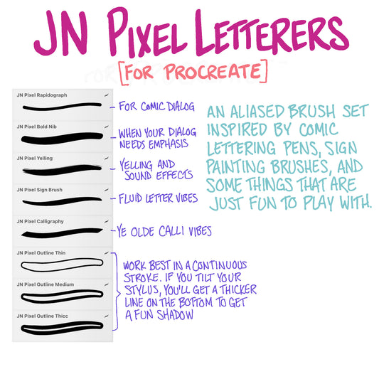JN Pixel Letterers